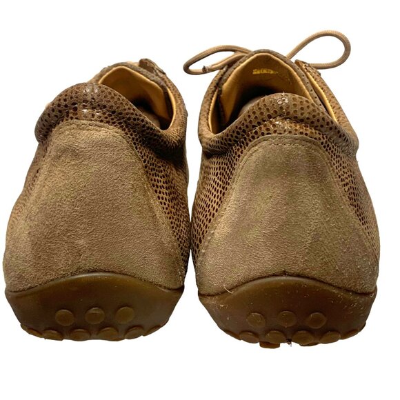 Vaneli Sport‎ Taupe Leather with Suede Fashion Sneakers - Picture 9 of 10